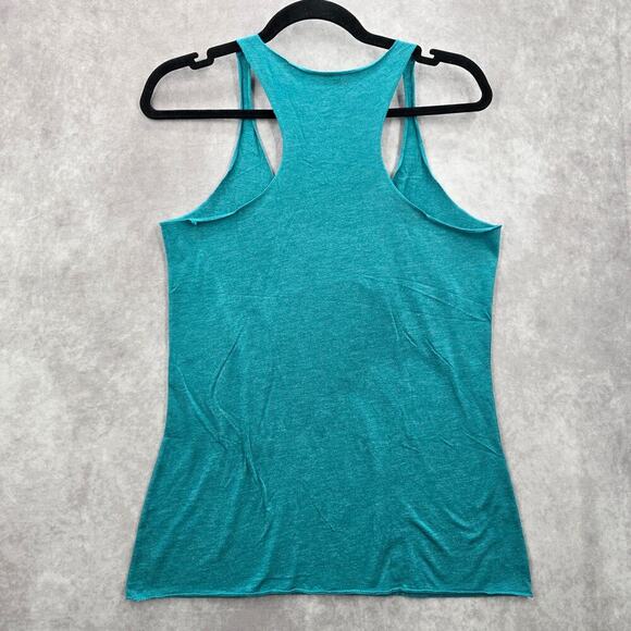 ADKTD Lifestyle Green Sleeveless Boulder Colorado Bison Patch Tank Top Medium - Picture 2 of 5